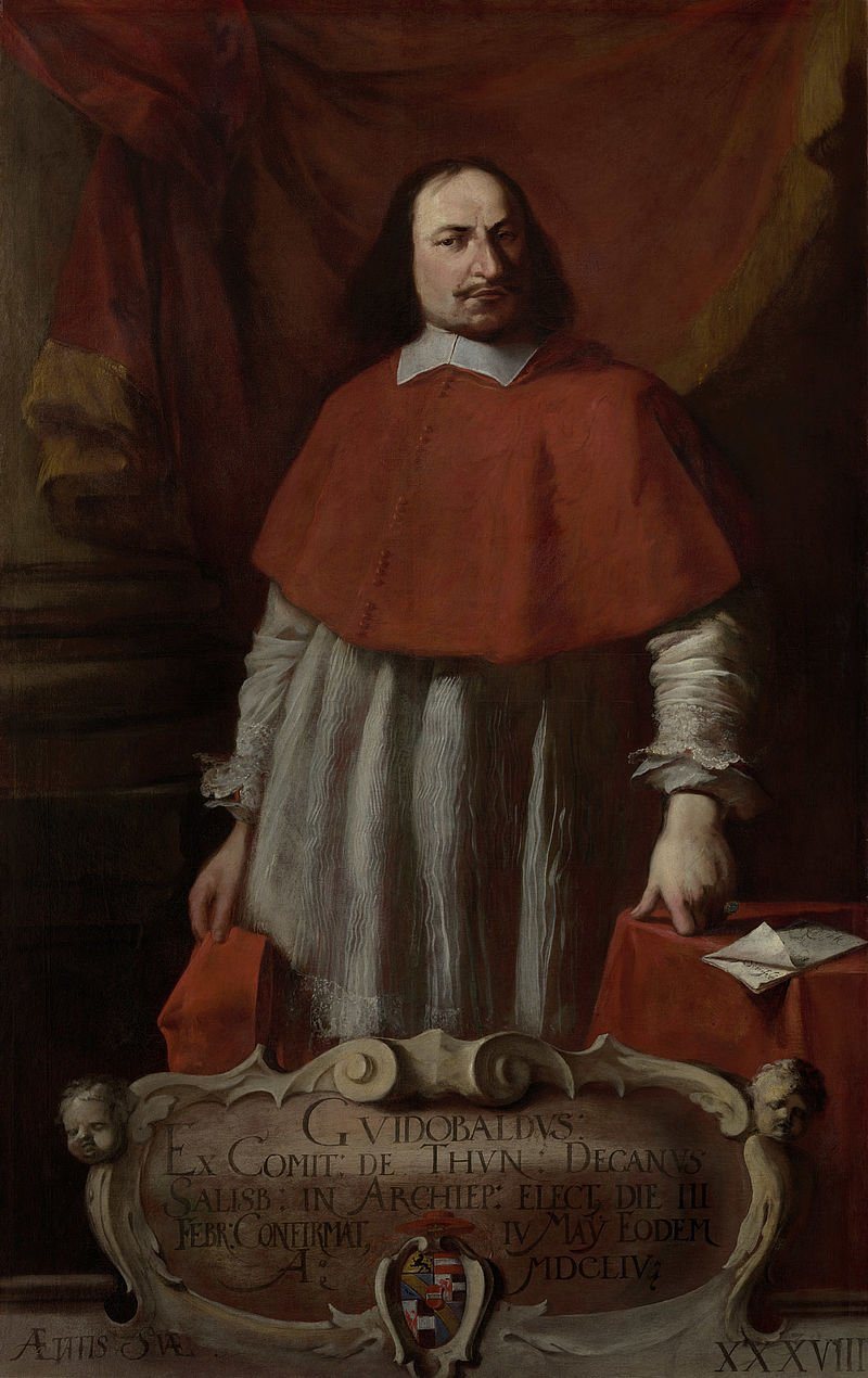 Johann Heinrich Schönfeld (1609–1684), Guidobald Count of Thun (1616 Castelfondo – 1668 Salzburg), Prince-Archbishop of Salzburg (1654–1668)